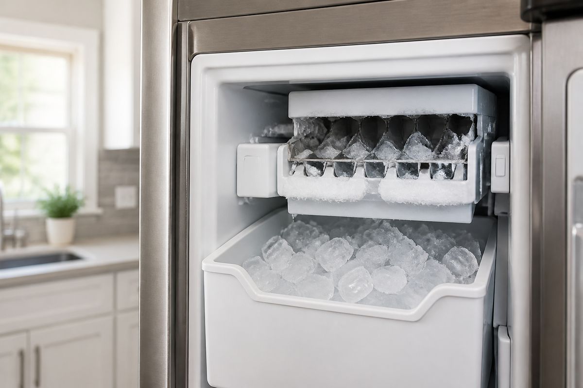 Whirlpool Ice Maker Frozen, Leaking, and Clog Repairs